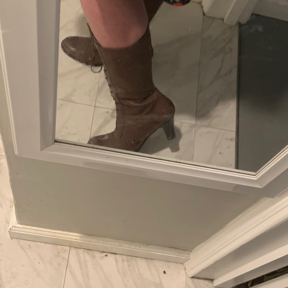 Paul Green lace up granny knee boots